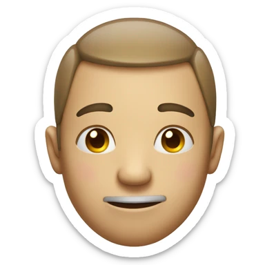 Face with eyes closed and tongue out to one side sticker