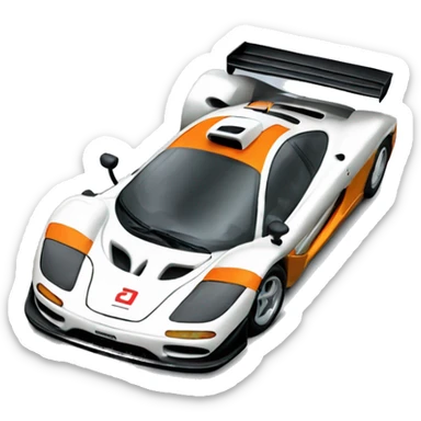 McLaren f1 car sticker