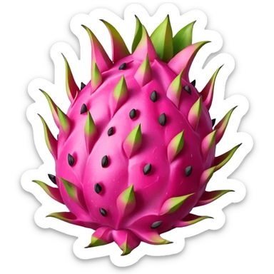 Dragon fruit emoji sticker