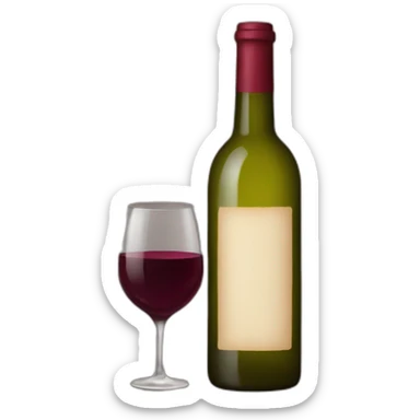 wine bottle sticker
