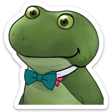 A winky drooling blushing emoji sticker