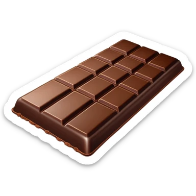 vertical Chocolate bar  sticker