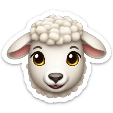 cute lamb sticker