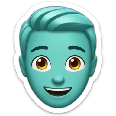 Imagen al estilo Disney Pixar de mercería tienda de lanas e hilos sticker