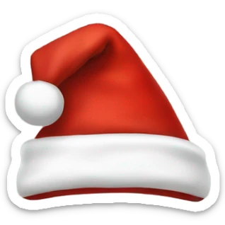 Santa hat sticker