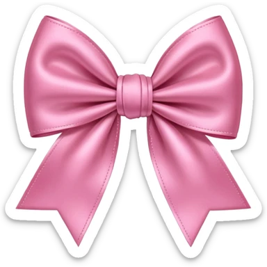 Bow pink sticker