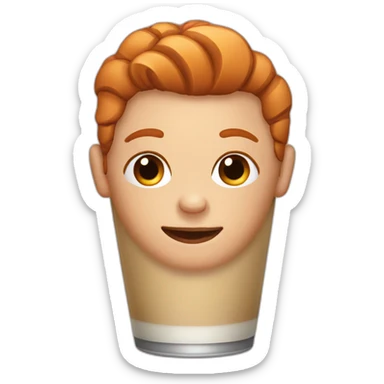 GINGER DRINK COFFEE sticker
