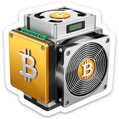 bitmain asic bitcoin miner sticker