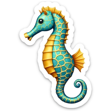 Морской конёк sticker