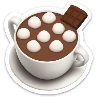 Hot chocolate  sticker