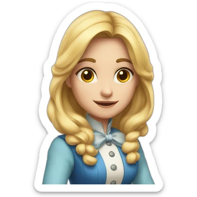 Alice-no-pais-das-maravilhas sticker