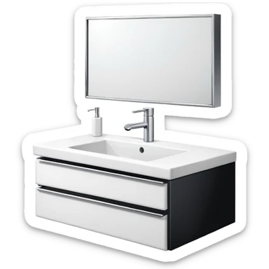 Clean bathroom sticker