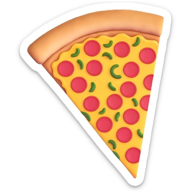 pizza slice sticker