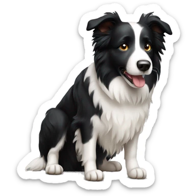 Border collie sticker