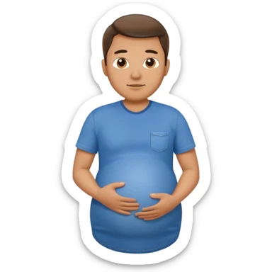 Pregnant man this 🧍‍♂️ ￼ ￼ ￼ plus 🤰 ￼ sticker