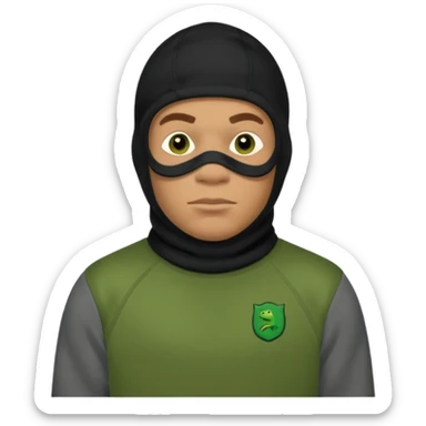 Shrek en tn avec une cagoule un jogging Lacoste avec un pull CP company sticker