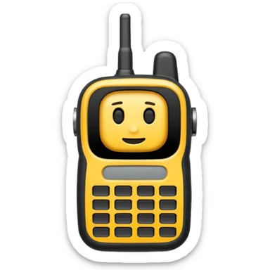 walkie talkie emoji sticker