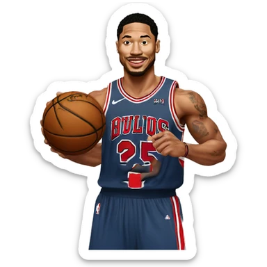 derrick rose sticker