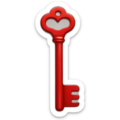 red key sticker