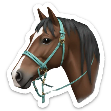 Chinese bridle  sticker