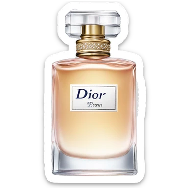 Dior parfum sticker