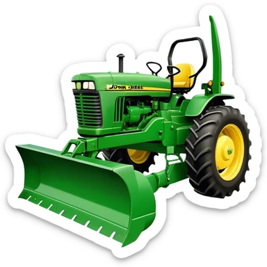 Plow - John Deere 644 (Model Year: 2022) (Iconic colour: Green) sticker