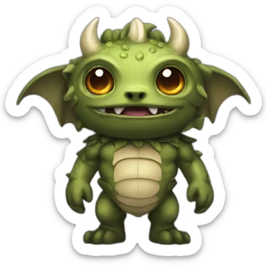 Legendary fantasy creature sticker