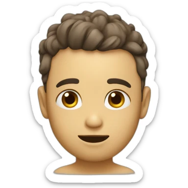 Un caca qui nage sticker