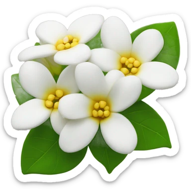 Jasmin flower  sticker
