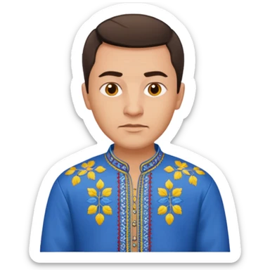 The Ukrainian man sticker