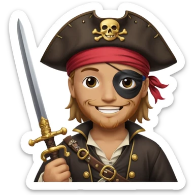 Jolly Rogger of shanks sticker