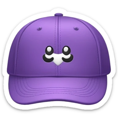 purple NYC cap sticker
