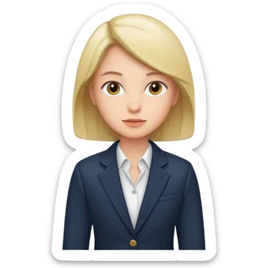 journalist, in studio sticker