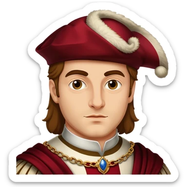 italian XV century duke  sticker