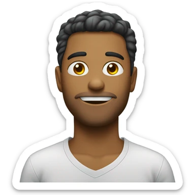 Emoji apaixonado mais muito muito muito apaixonado com vários corações em volta e muito emocionado por estar apaixonado  sticker