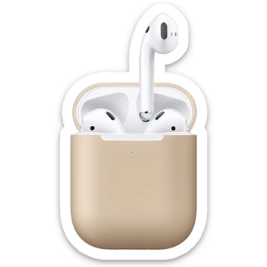 Beige Apple AirPods Max sticker