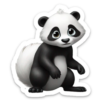 skunk-panda-hybrid full body sticker