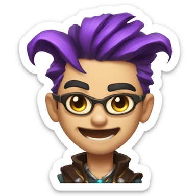 jinx league of legends  sticker