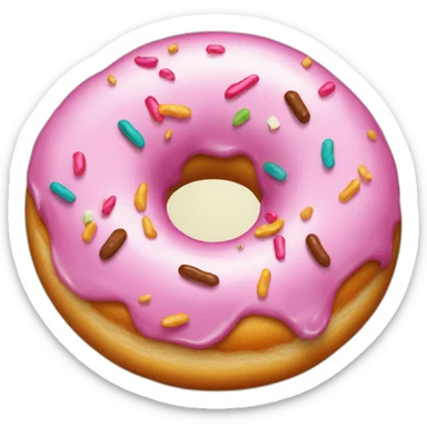 Picture of a donut sticker