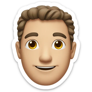 Patrick batemen smiling  sticker