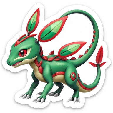 Meloetta-Guilmon-Rayquaza-Pokémon-Fakémon-creature sticker