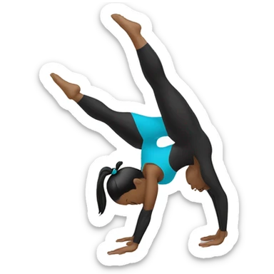 gymnastics handstand  sticker