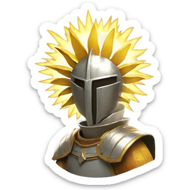 Solaire Praise the sun sticker