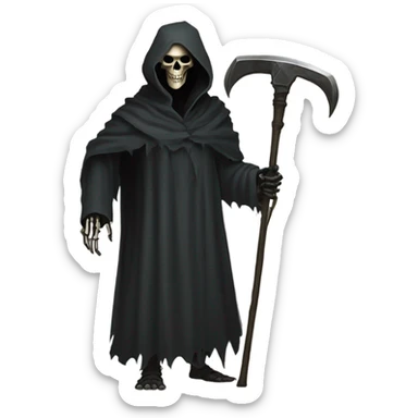 Grim reaper sticker