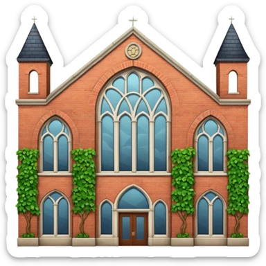 university building sticker