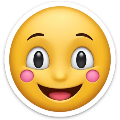 creative emoji inspired by the name 'Novato', bright colors, cheerful expression, conveying sense of being new or a beginner sticker