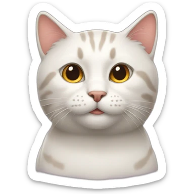 complete cat sticker