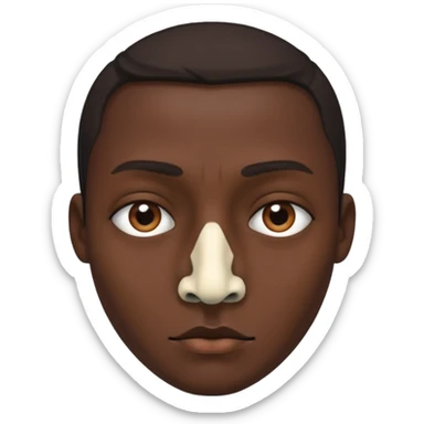 Cannibal with bone through nose sticker