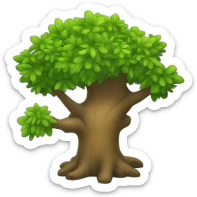 Una rama pequeña de arbol sticker