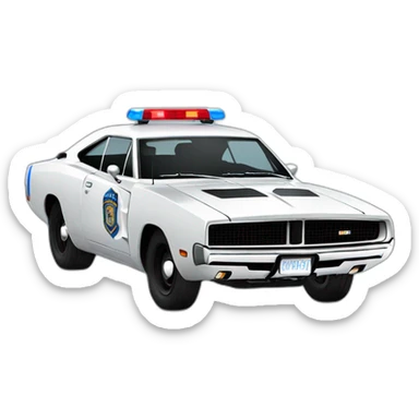 dodge-charger-police-car sticker